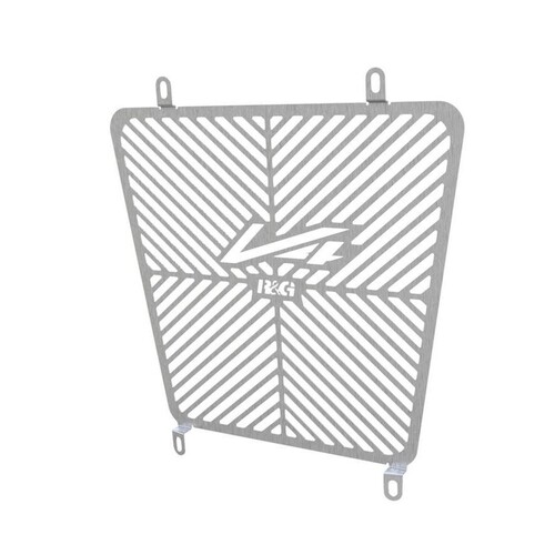 R&G Racing Branded Radiator Guard To Suit Aprilia RSV4 1100 (Factory) ’19- / RSV4 RR/RF ’15-’18 / Tuono V4 1100 (Factory) ’15-