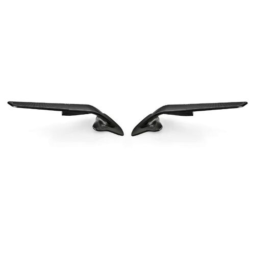 Rizoma Stealth Mirrors To Suit Yamaha YZF-R6 / YZF-R7 (Black)
