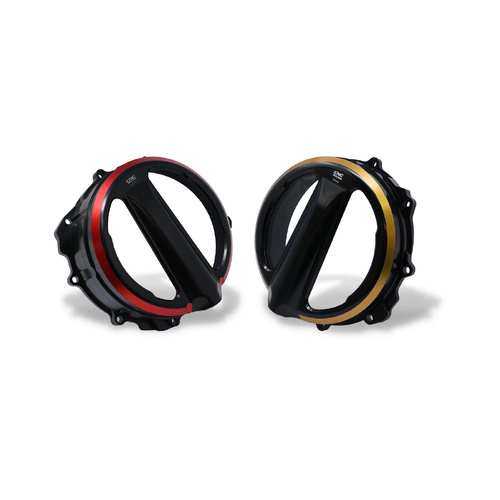 CNC Racing Clear clutch cover MV Agusta - cable control - Bicolor