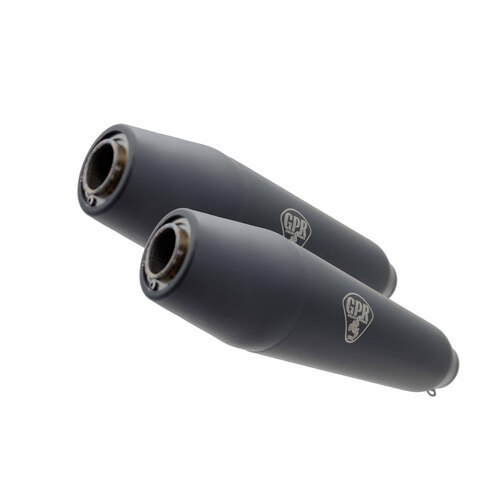 GPR Deeptone Black Cafè Racer Exhaust To Suit Suzuki Sv 650 - S (1999-2002)