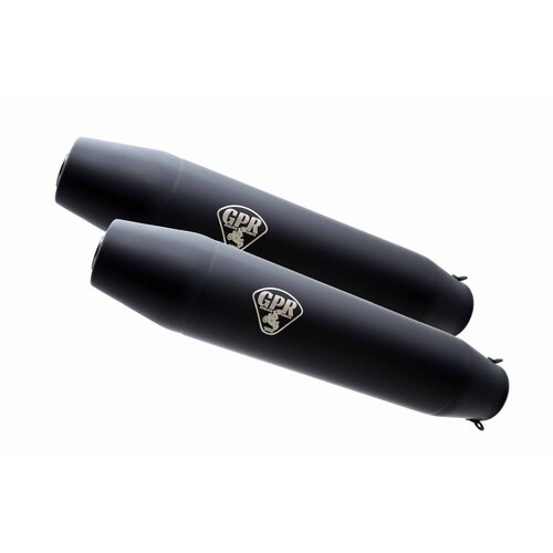 GPR Deeptone Black Cafè Racer Exhaust To Suit Triumph Bonneville T120 (2016-2019)