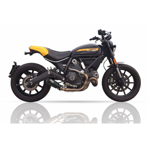 IXIL SLIP ON - RACE XTREM BLACK To Suit DUCATI SCRAMBLER 800