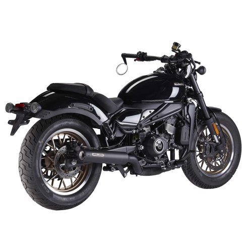Miller Slip-On Exhaust To Suit CF Moto 450CL-C (2023 - Onwards) - Standard, Black
