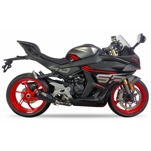 IXIL SLIP ON - RACE XTREM BLACK To Suit CFMOTO 450 SRS