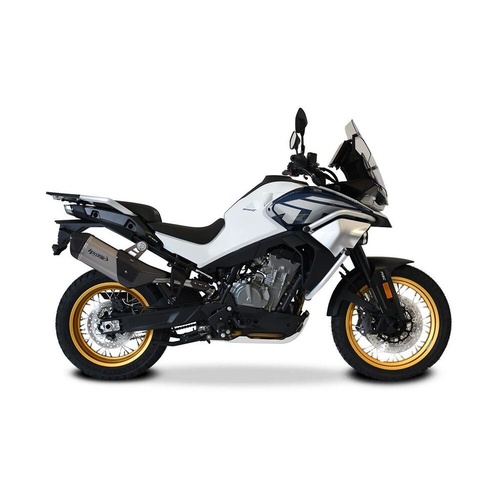 HP Corse Cf Moto 800MT Sport Touring 22-24 Sps Carbon Short Titanium Exhaust