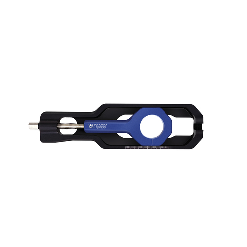 Bonamici Racing Chain Adjuster To Suit Kawasaki ZX-10R (2016 - Onwards) - Blue