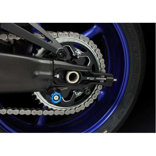 Bonamici Racing Chain Adjuster To Suit Yamaha YZF-R9 (2025 - Onwards) - Black