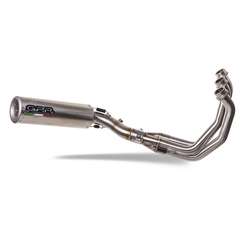 GPR Exhaust To Suit  Yamaha Mt-09 2021-2024, M3 Inox , Racing full system exhaust, including removable db killer 