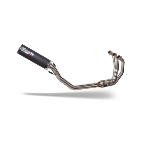 GPR Exhaust To Suit Yamaha Tracer 9 2021-2024, M3 Black Titanium, full system exhaust legal for UK and non-EU countries including removable db killer 