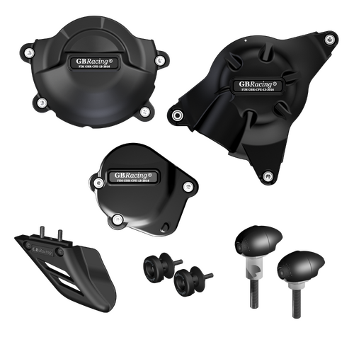 GBRacing Crash Protection Bundle (Race) To Suit Yamaha YZF-R6