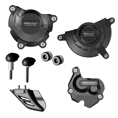 GBRacing Crash Protection Bundle (Race) To Suit Kawasaki Ninja ZX-10R