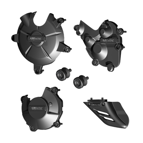 GBRacing Crash Protection Bundle To Suit Kawasaki ZX-6R 2007 - 2008