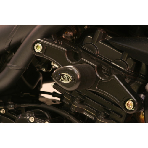 R&G Racing Aero Crash Bobbins To Suit Triumph Speed Triple 2008 - 2010 (Black)