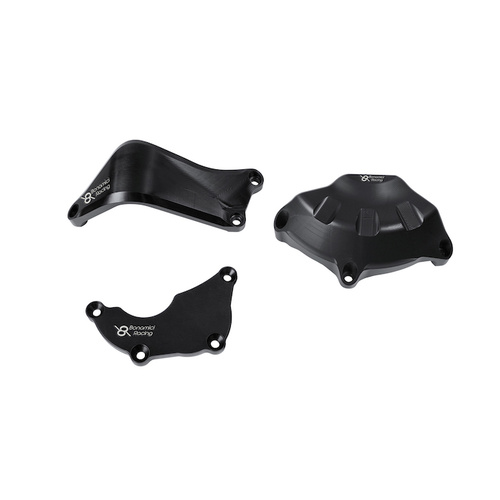 Bonamici Racing Engine Cover Protection Kit To Suit Yamaha YZF-R6 2006 - Onwards (Black)