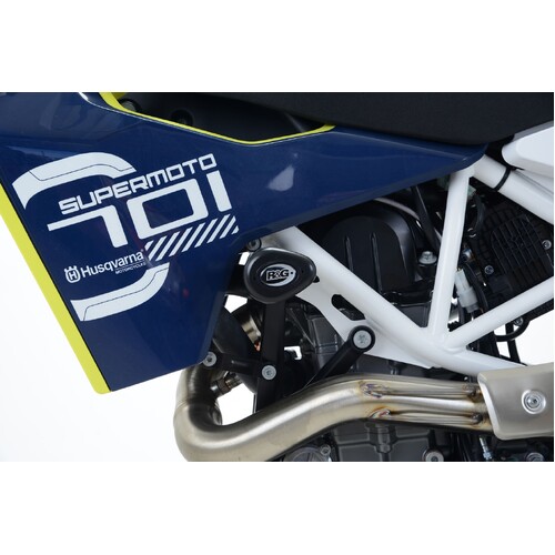 R&G Racing Crash Protectors - Aero Style To Suit Husqvarna 701 Enduro/Supermoto '16- & KTM SMC-R 690 '19-