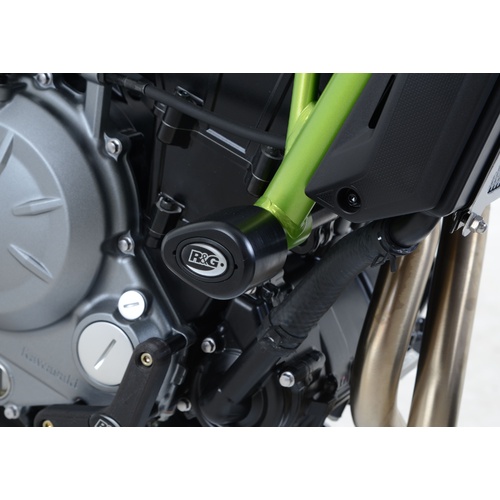 R&G Racing Crash Protectors To Suit Kawasaki Z650 / Ninja 650 2017 - 2020 (Black)