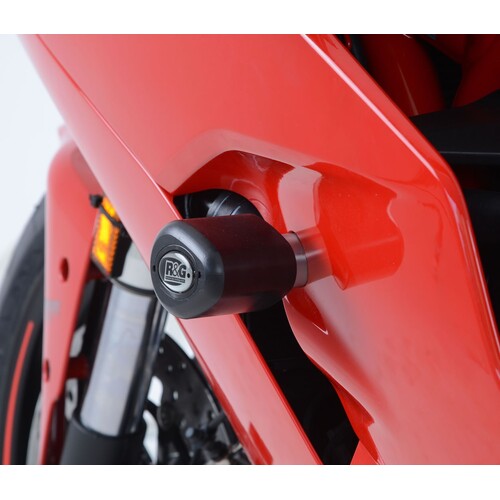 R&G Racing Crash Protectors - Aero Style To Suit Ducati Supersport '17-'20 and Supersport S '17-'20 models (Drill Kit)