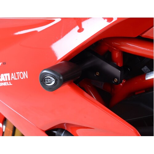 R&G Racing Crash Protectors - Aero Style To Suit Ducati Supersport and Supersport S '17-'20 models (Non Drill Kit)