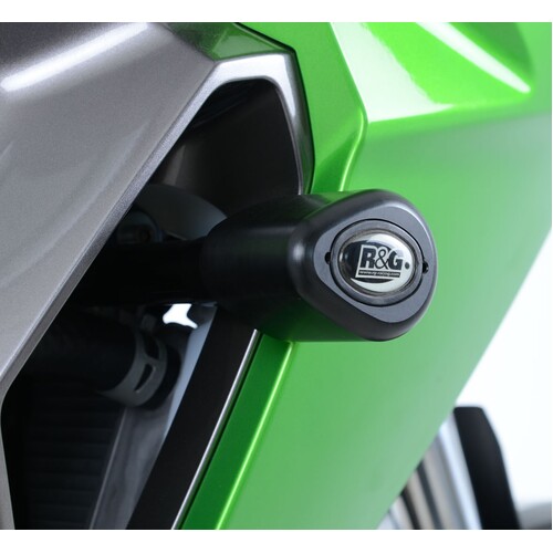 R&G Racing Crash Protectors - Aero Style To Suit Kawasaki Versys-X 300 '17- (Non-Drill)