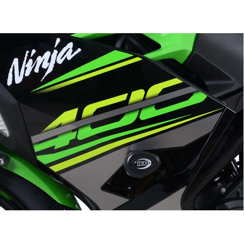 R&G Racing Aero Crash Protectors (Non-drill)- Kawasaki Ninja 250/400 '18- & Z400/ Z250 '19-, Z500 (Ninja) '24-