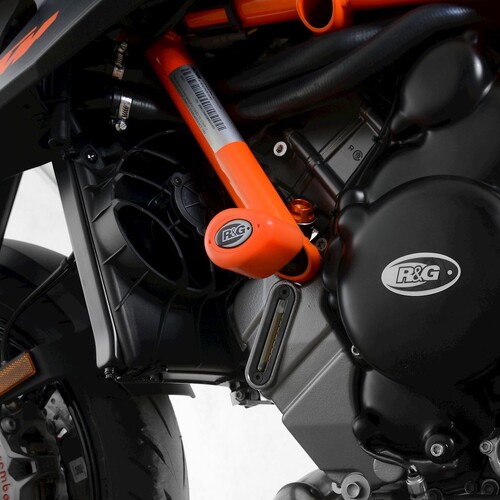R&G Racing Crash Protectors - Aero Style To Suit KTM 1290 Super Duke R '20- (Orange)