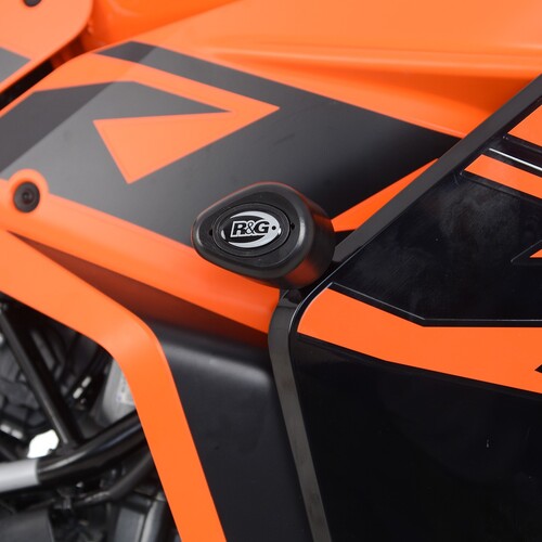R&G Racing Crash Protectors - Aero Style To Suit KTM RC 390 '22-/ RC 200 '22-/ RC 125 '22- (No-Cut)