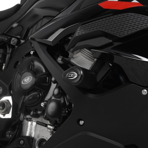 R&G Racing Crash Protectors - Aero Style To Suit BMW S1000RR '23- (ASYMMETRICAL Road/Race Drill Kit)