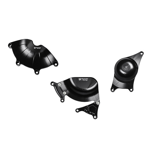 Bonamici Racing Engine Cover Protection Kit To Suit Honda CBR1000RR 2017 - 2019 (Black)