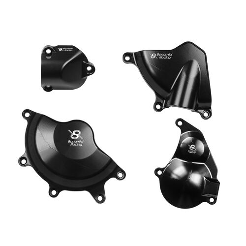 Bonamici Racing Engine Guard Set To Suit BMW S 1000 RR 2019 - Onwards (Black)