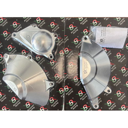 Bonamici Racing Engine Cover Protection Kit To Suit Honda CBR1000RR-R (2020 - Onwards) - SILVER