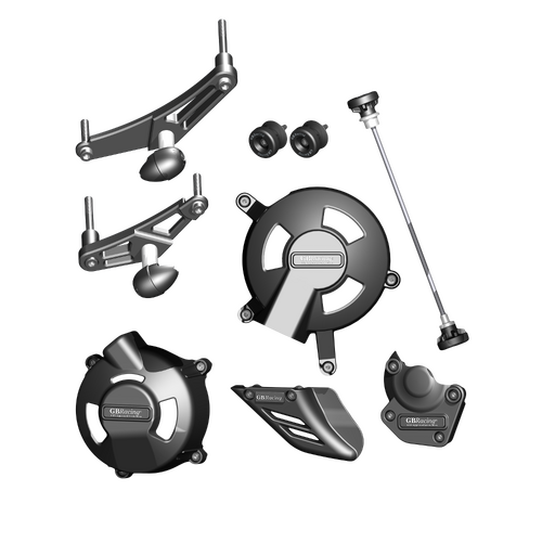 GBRacing Crash Protection Set (Street/8mm) Triumph Daytona 675 Street Triple R