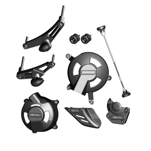 GBRacing Crash Protection Set (Race/6mm) Triumph Daytona 675 Street Triple / R