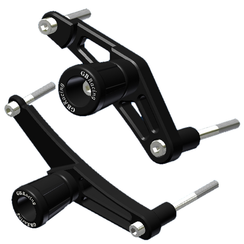 GBRacing Frame Sliders / Crash Knobs To Suit Triumph Daytona 675 Street Triple / R