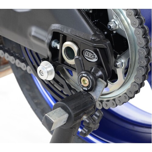 R&G Racing Cotton Reels (Offset) To Suit Yamaha YZF-R1 '07-, Yamaha MT-10 '16-, SP '17-, TMAX 560 '20- & TMAX TECH MAX '22- models