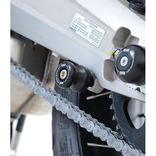 R&G Racing Cotton Reels To Suit Ducati Multistrada V2(S) '22-, Ducati Multistrada 1200 Enduro '16-, Multistrada 950 '17- '21/ 950S '19- '21  & Ducati 