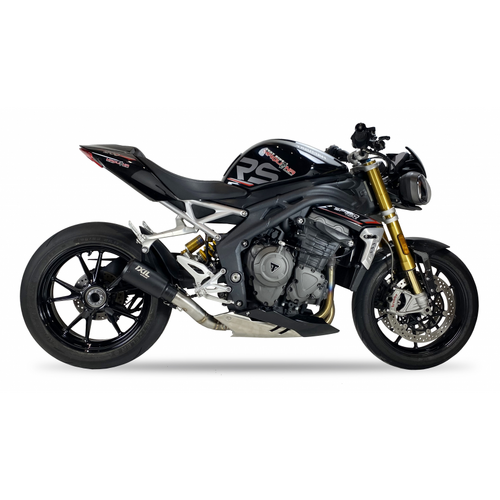 IXIL SLIP ON - RACE XTREM BLACK To Suit TRIUMPH SPEED TRIPLE 1200 RS / RR 21-24 (PB01) 