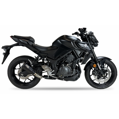 IXIL SLIP ON - RACE XTREM BLACK To Suit YAMAHA MT-03 21-23 (RH21)