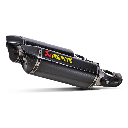 Akrapovic Monster 696 (08-14) Slip-On System (Street legal)