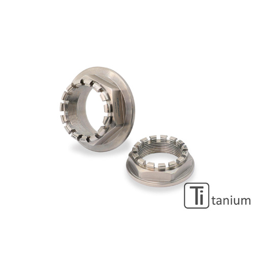 CNC Racing Rear wheel axle nut sets Ducati Titanium