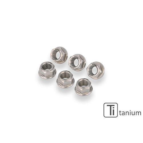 CNC Racing Nuts ring gear M10x1.25 - Titanium