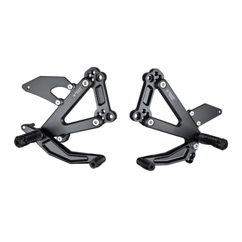 Bonamici Racing Rearsets To Suit Ducati PaulSmart/Sport 1000 2005 - 2006 (Black)