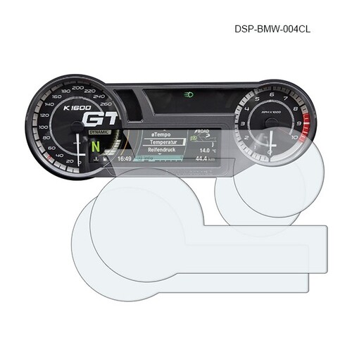 R&G Racing Dashboard Screen Protector Kit To Suit BMW K1600 (GT / GTL/ GTLE/ GRAND AMERICA) '17-