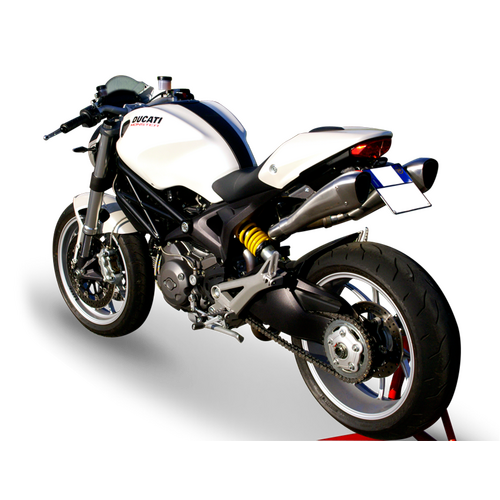 HP Corse Ducati Monster 1100/769/696 Hydroform Satin Exhaust
