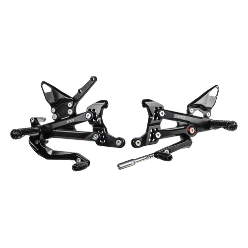 Bonamici Racing Rearsets To Suit Ducati Panigale V4 Models (Black)
