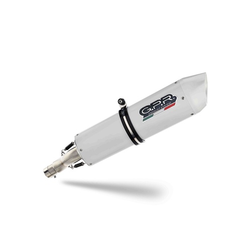 GPR Exhaust To Suit Bmw F 800 GS Adventure 2016-2018, Albus Evo4, Homologated legal slip-on exhaust including removable db killer and link pipe 