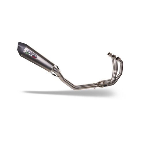 GPR Exhaust To Suit Triumph Daytona 660 2023-2025, New Grand Prix Evo Titanium, full system exhaust legal for UK and non-EU countries including remova