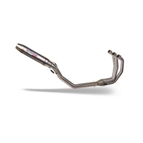 GPR Exhaust To Suit Triumph Trident 660 2021-2024, Deeptone Inox, full system exhaust legal for UK and non-EU countries including removable db killer 