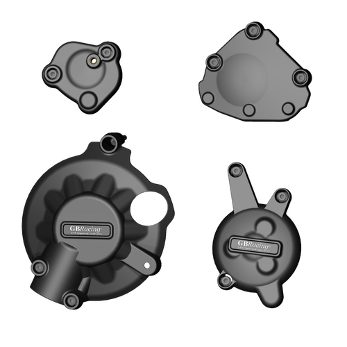 GBRacing Engine Case Cover Set To Suit Yamaha YZF-R1 2007 - 2008