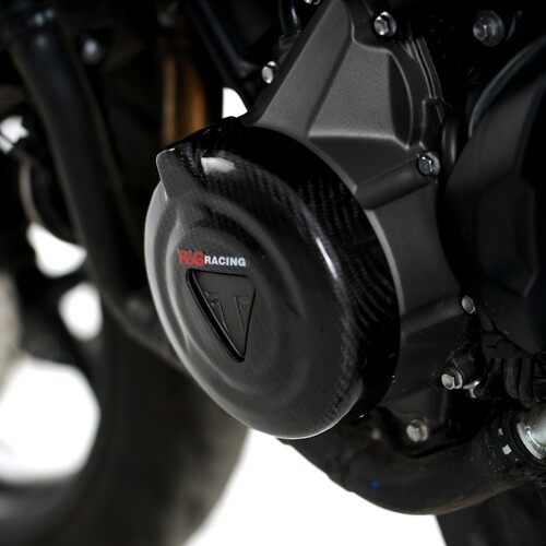 R&G Racing Carbon Fibre Engine Case Slider (LHS) To Suit Triumph Trident 660 '21-,Daytona 660 '24- & Tiger 660 '22-