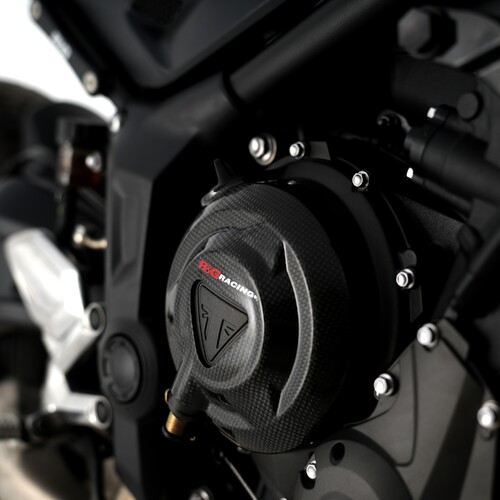 R&G Racing Carbon Fibre Engine Case Slider (RHS) To Suit Triumph Trident 660 '21-,Daytona 660 '24- & Tiger 660 '22-